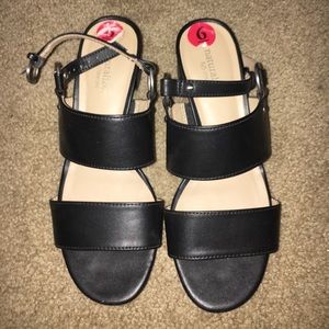 Naturalize Black Sandals