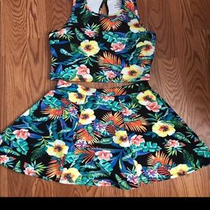 Two piece  skirt and top