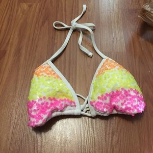Multicolor bikini top