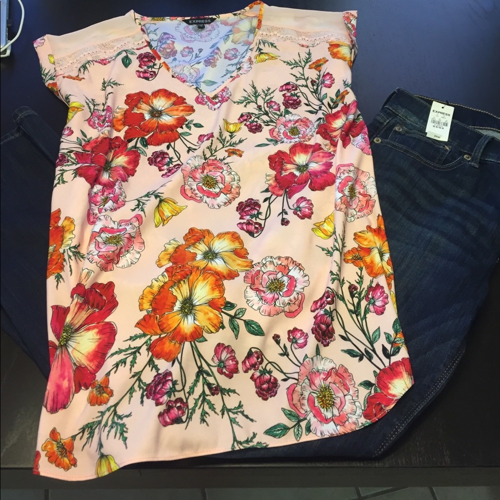 Express Floral Top