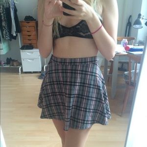 Plaid circle skirt from American Apparel