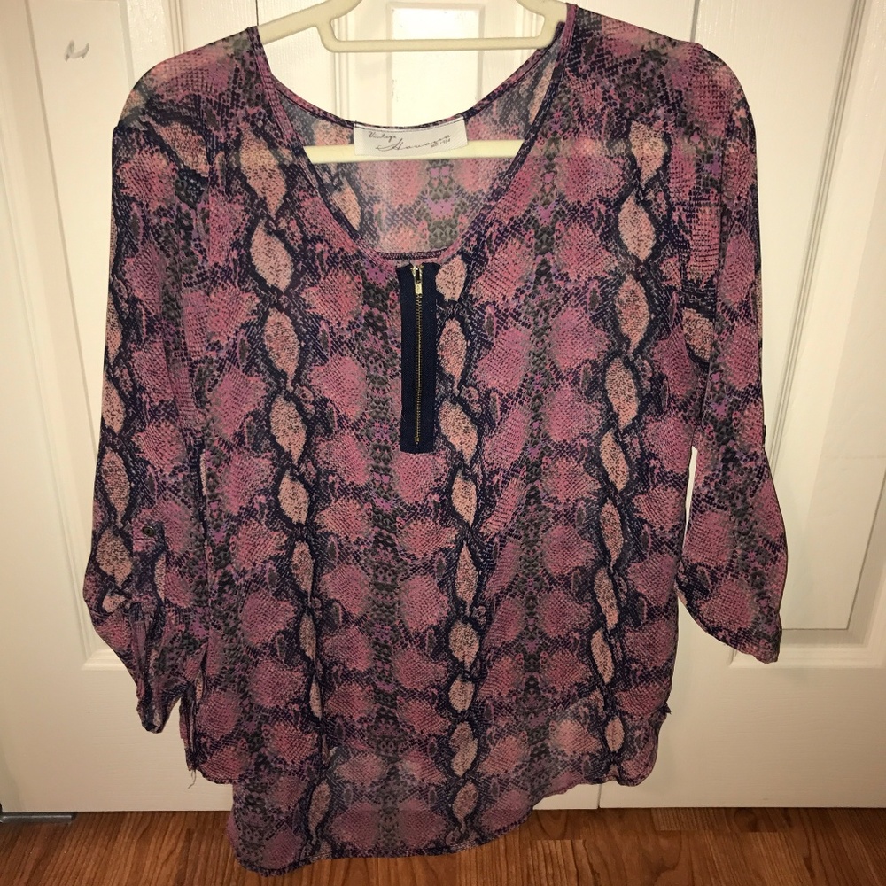 Long sleeve blouse
