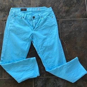 Jcrew matchstick baby blue cropped jean