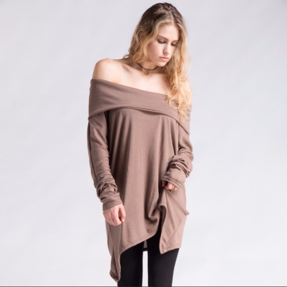 Off shoulder Tunic