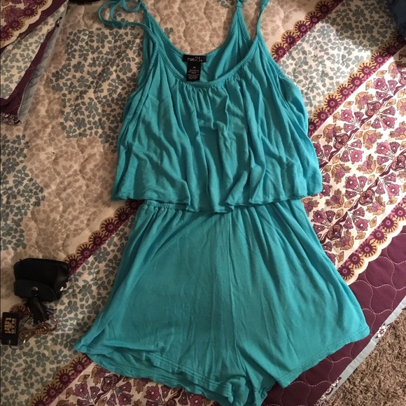 Rue21 teal romper 💙✨ - Picture 2 of 3