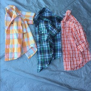 2 boys button down shirts