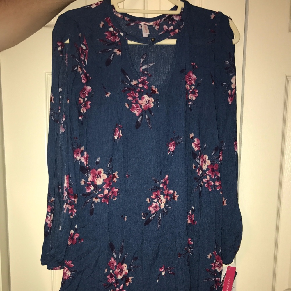 Flower Print Dress