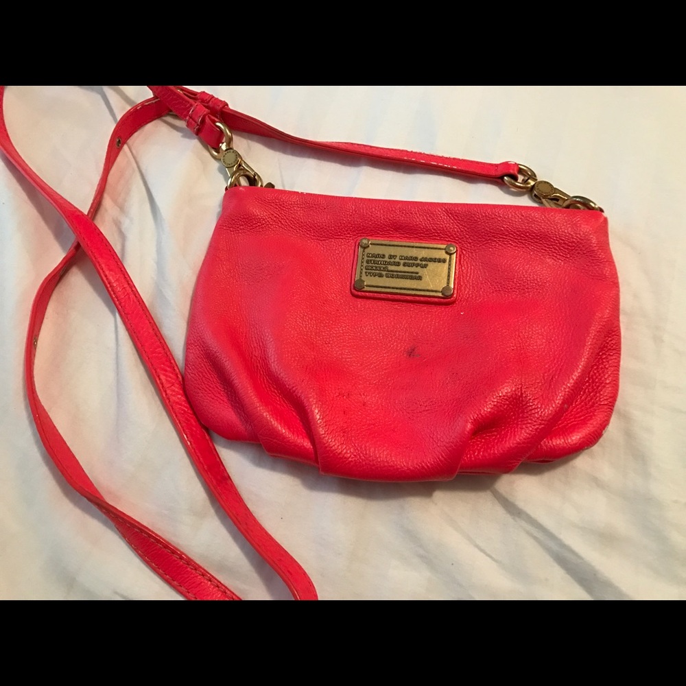 Marc Jacobs Beautiful Coral Colored Crossbody