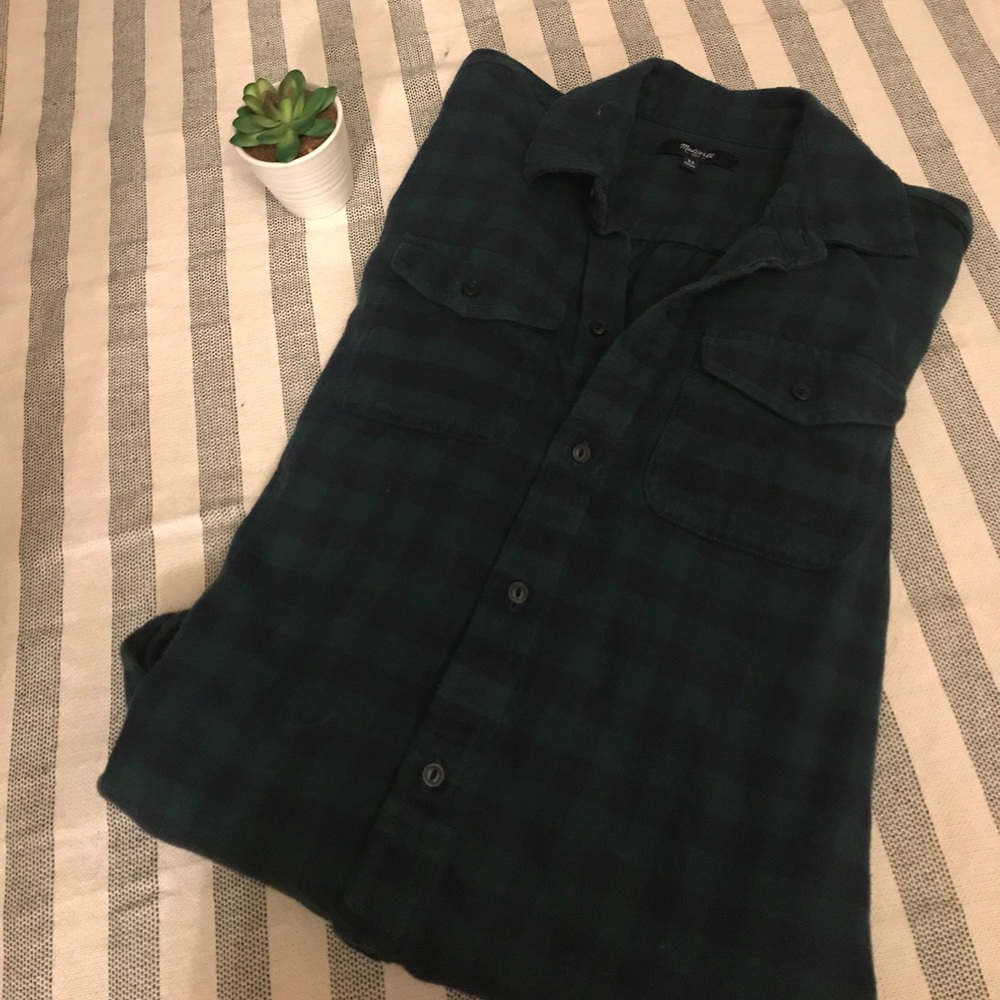 Madewell Plaid Button Up XS