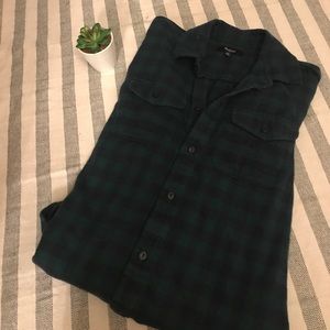 Madewell Plaid Button Up XS