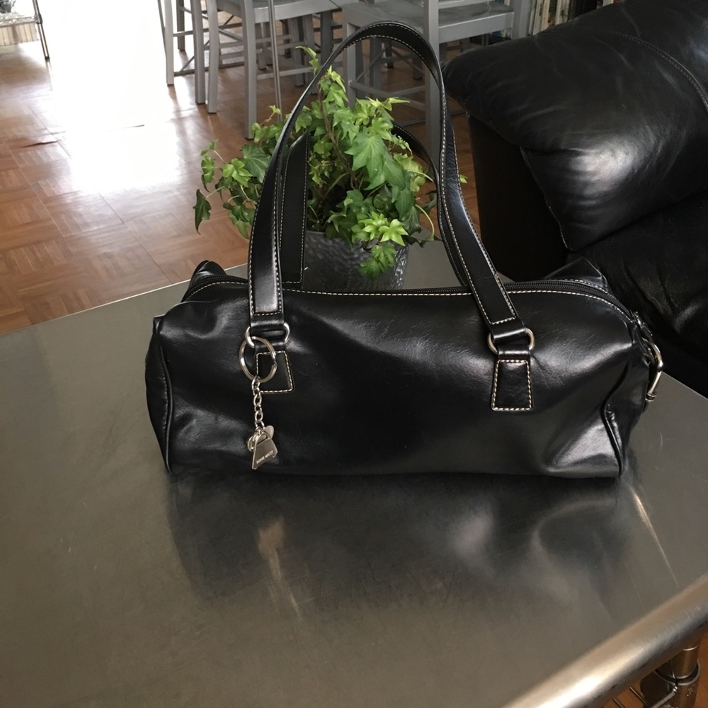 Nine West Vegan Leather Satchel with Wristlet
