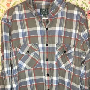 J crew plaid flannel shirt