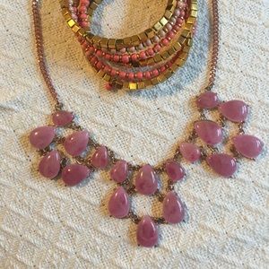Cute Statement Necklace and Bracelet Set