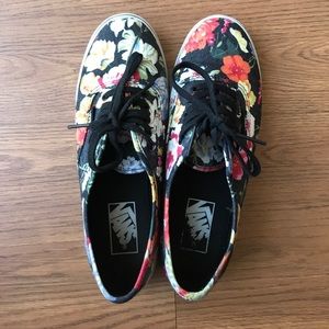 Woman’s Floral Vans