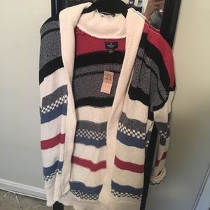 Long Cardigan- Striped
