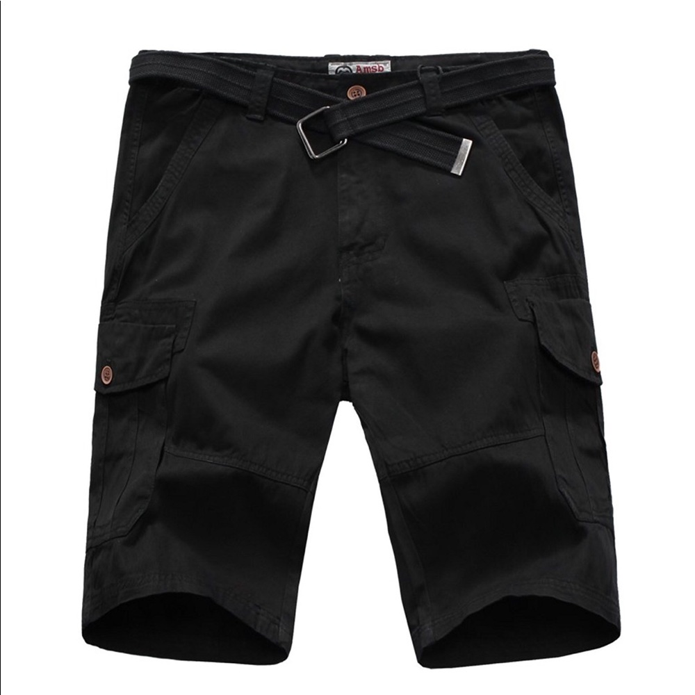 Men's Relaxed-Fit Flat-Front Cargo Shorts