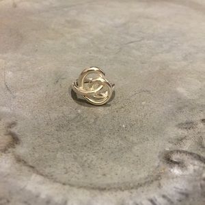 Sterling silver knot ring