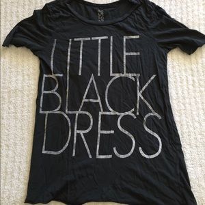 'Little Black Dress' tee shirt