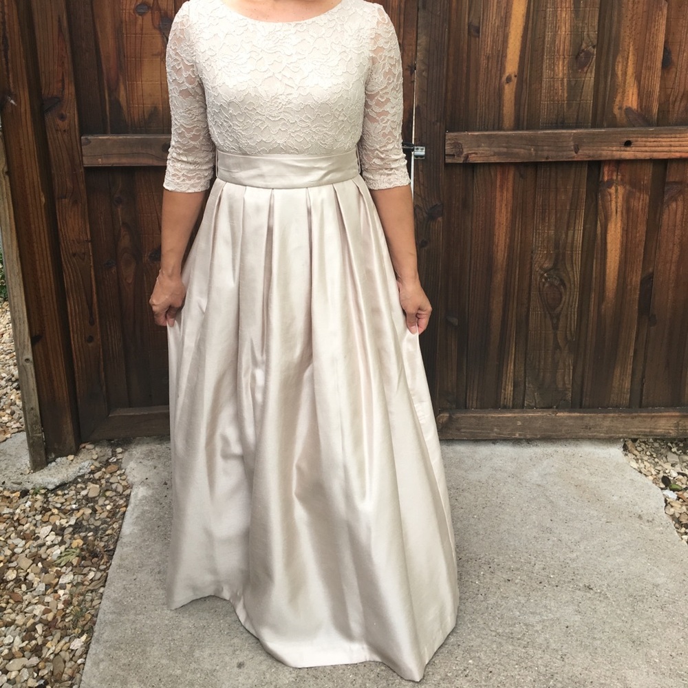 Champagne beautiful ball gown