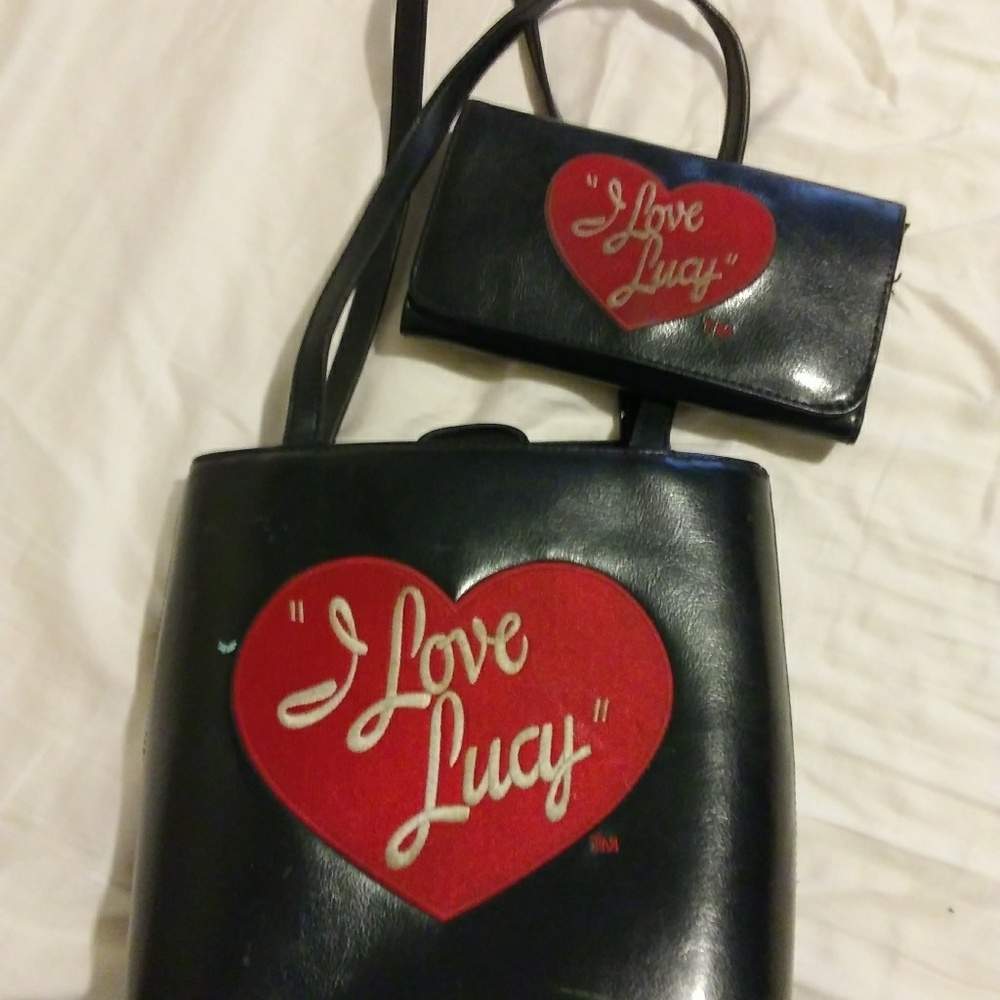 I love lucy purse with matching wallet
