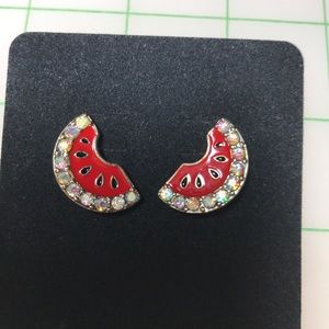 Watermelon earrings