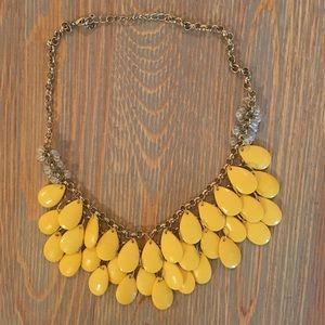 Francesca's Yellow Statement Necklace