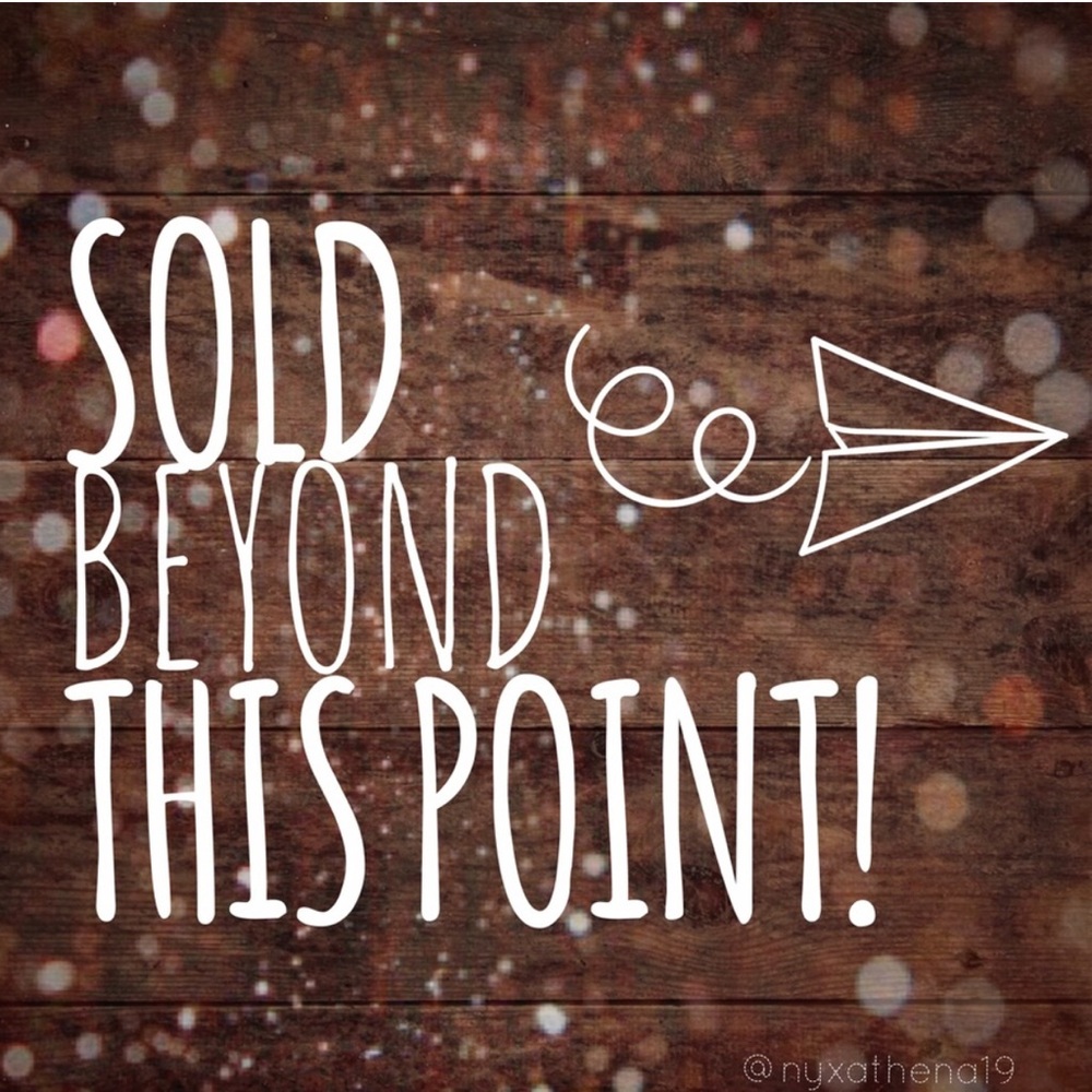 Everything past this point is sold!
