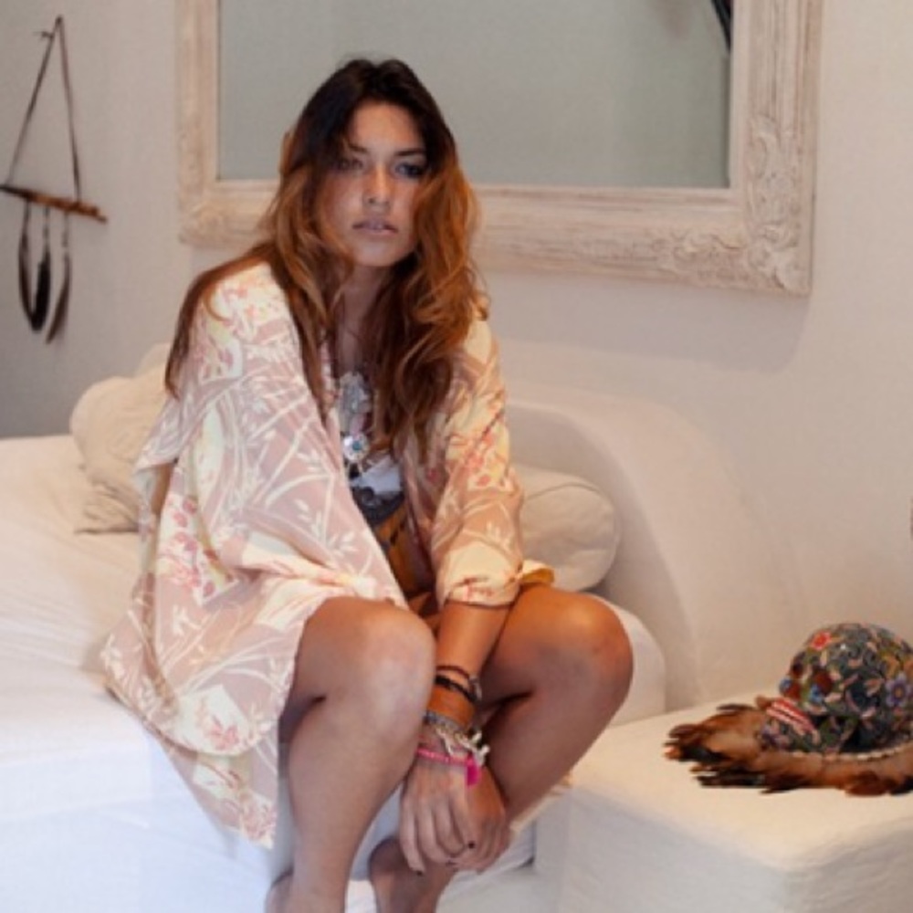 Spell Designs Tahitian Moon Silk Kimono🍑
