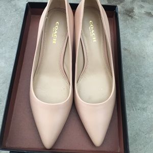 Coach Nude heels