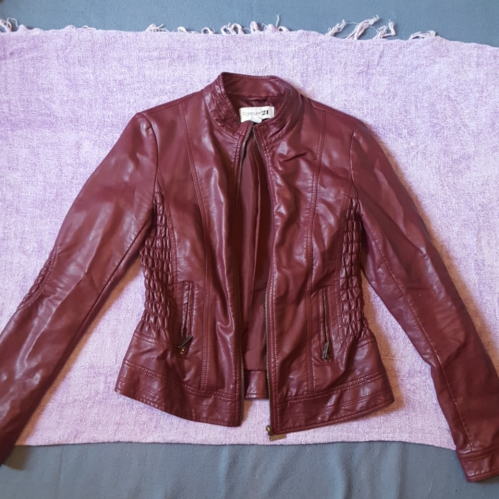 Faux Leather Jacket