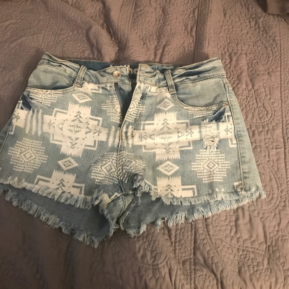 denim shorts