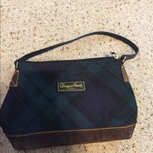 Small plaid with suede leather bottom