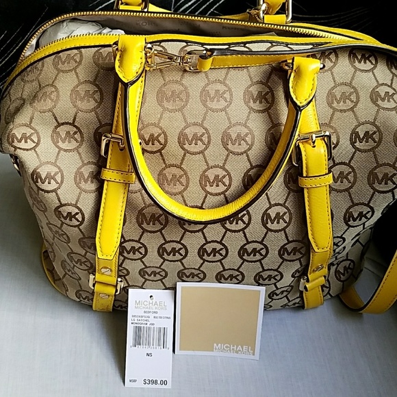 Michael Kors Bedford Large Satchel Monogram - Picture 6 of 6