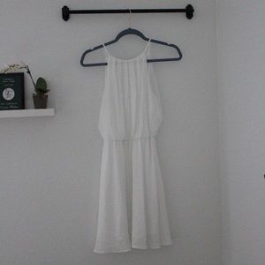 Francesca's White Flowy Dress