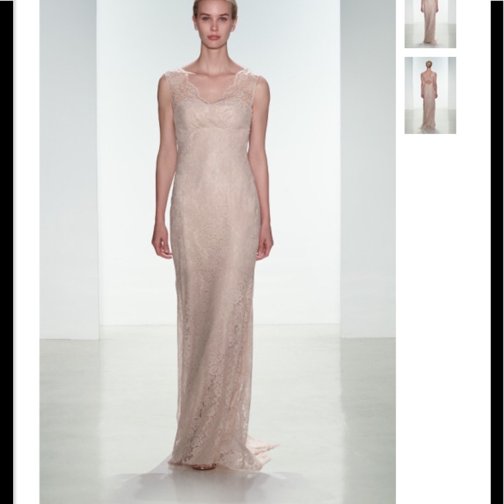 Amsale Lace Formal Dress