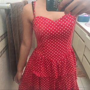Cute flirty polka dot dress!