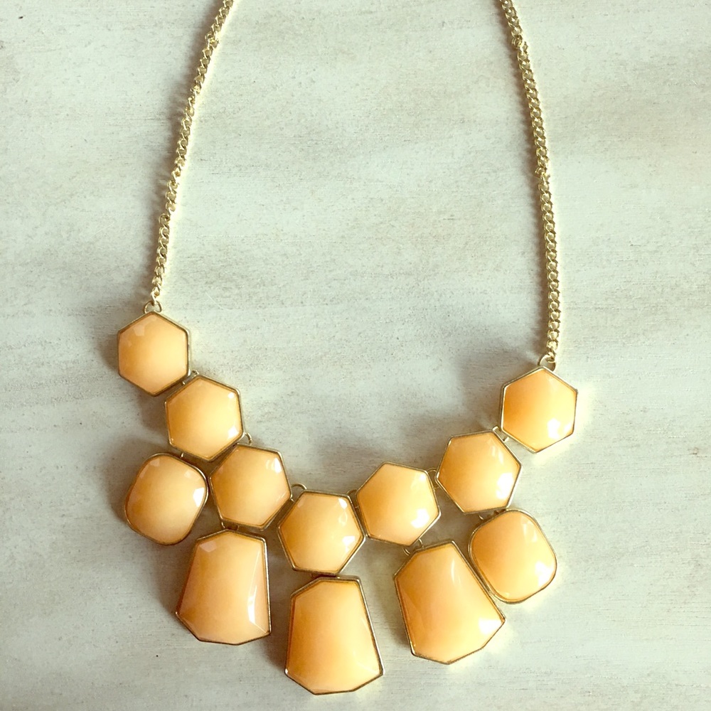 Coral statement necklace
