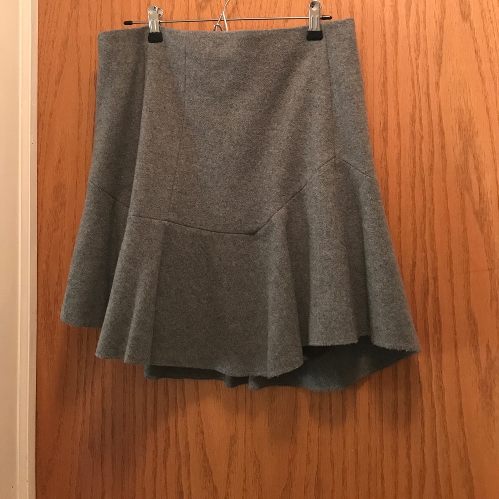 Madewell wool/nylon blend skirt, knee length