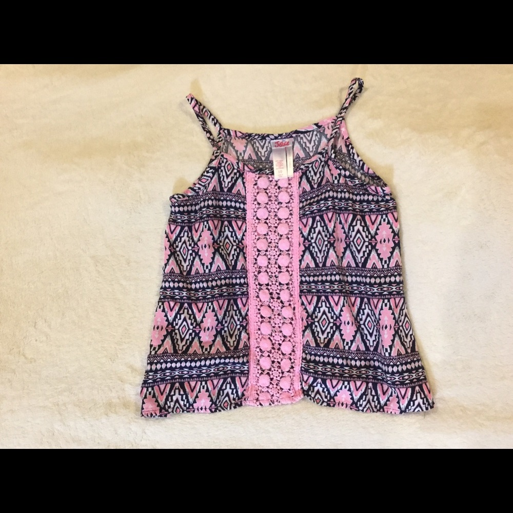 Justice tank top size 10