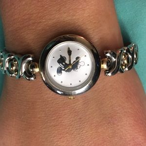 Two toned Mickey Mouse watch