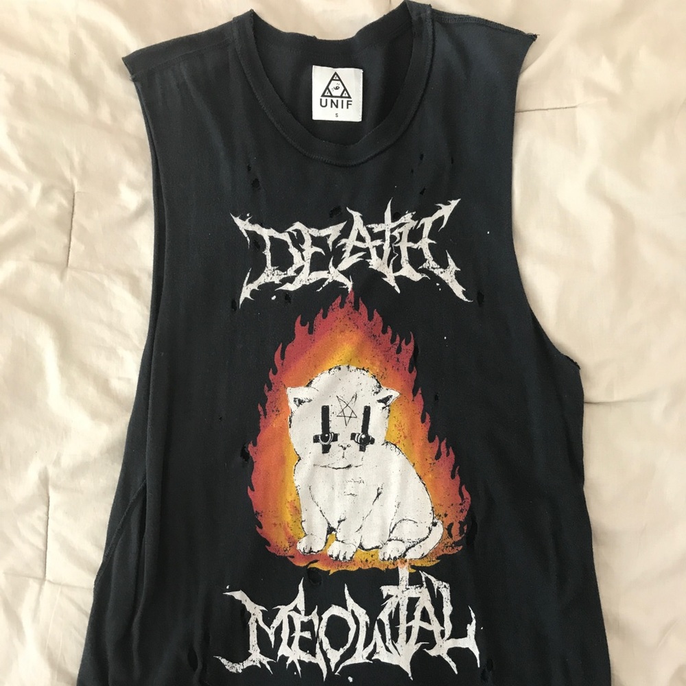 UNIF The Death Meowtal Tee