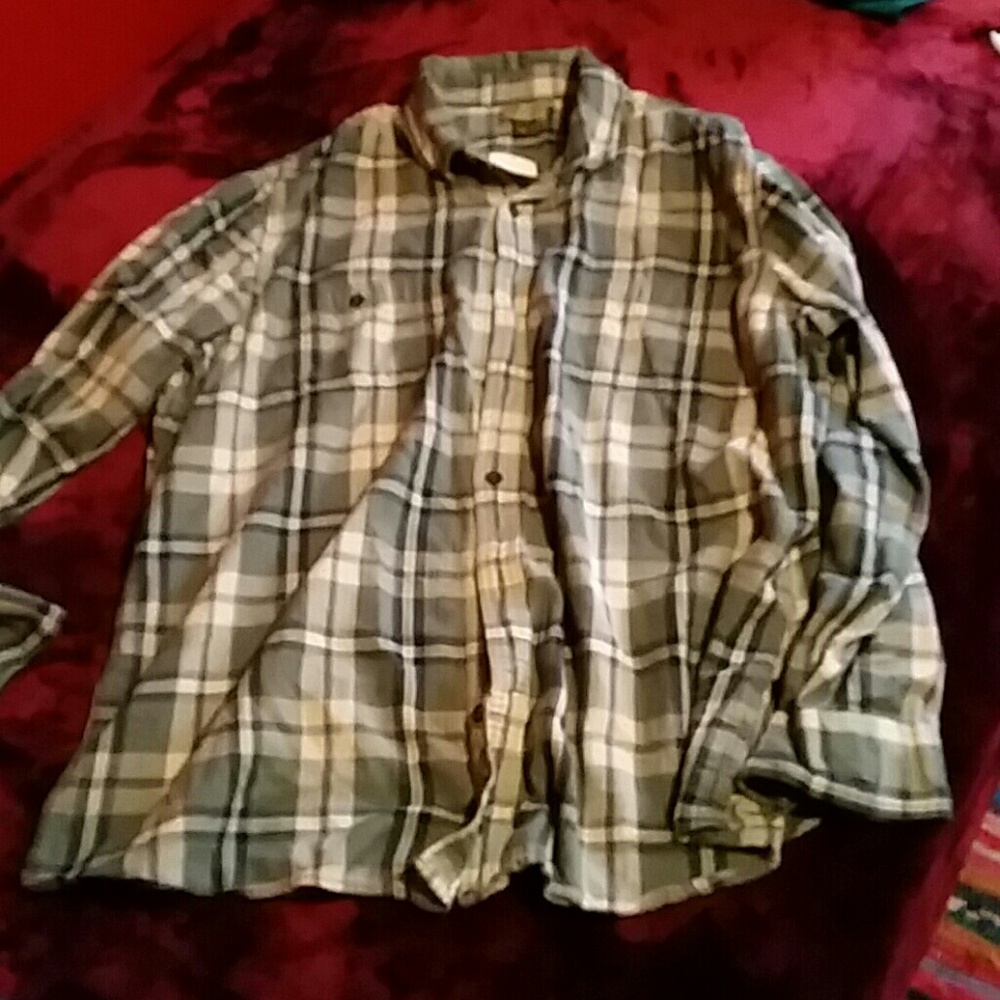 Plaid flannel shirt