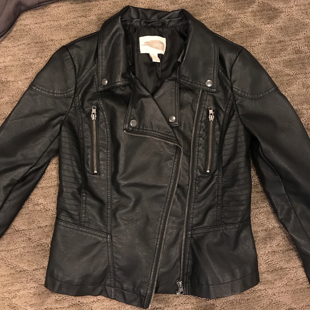 Black leather Jacket
