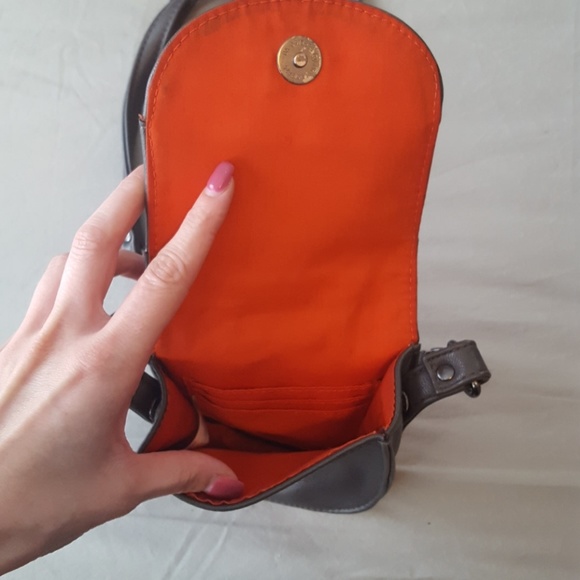 Small Studded Grey Crossbody - Picture 3 of 6