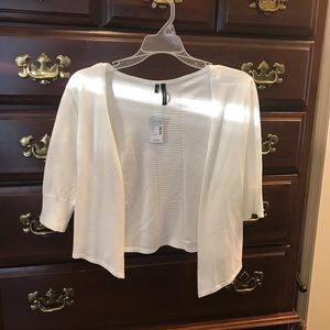 Maurice's white cardigan