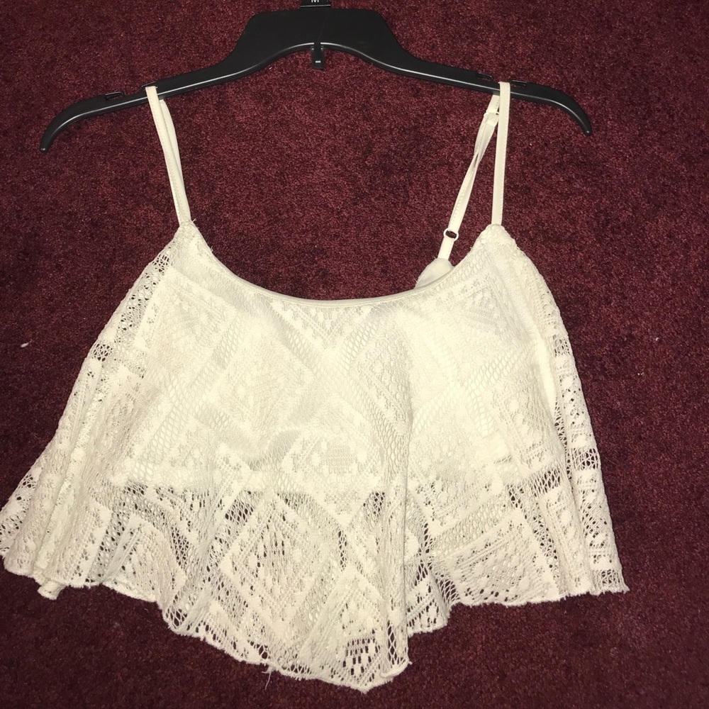 Loose fitting crop top
