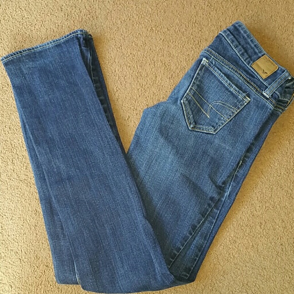 American Eagle size 00 straight leg jeans - Picture 1 of 3