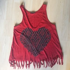 V-neck tank top