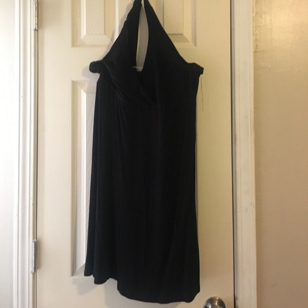 Black halter sundress