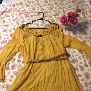 Mustard dress